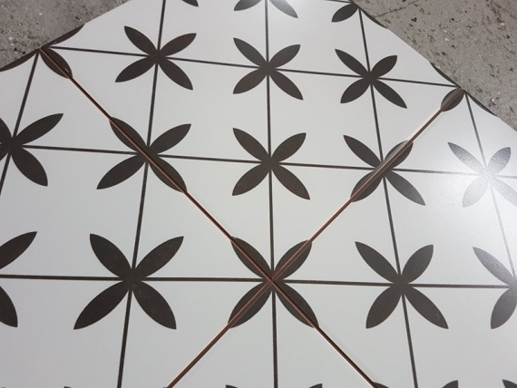 Керамогранит Poole white 45,2x45,2 см