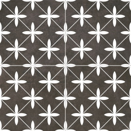 Керамогранит Poole black 45,2x45,2 см