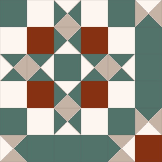 Керамогранит Windsor green 45,2x45,2 см