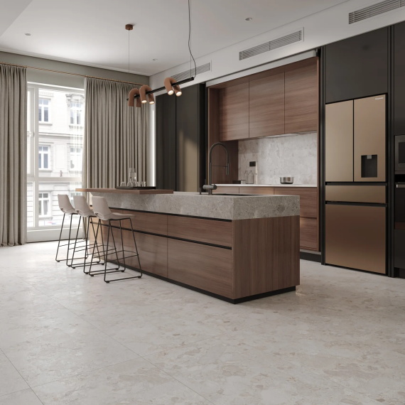Керамогранит NT Ceramic Terrazzo White Creative 4D NTTVL99847D 600x1200