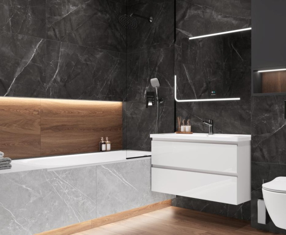 Керамогранит Laparet Таймлесс Графит графит LP6060G0041R 59,5х59,5 матовый карвинг