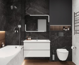 Керамогранит Laparet Таймлесс Маррон коричневый LP6060G0061R 59,5х59,5 матовый карвинг