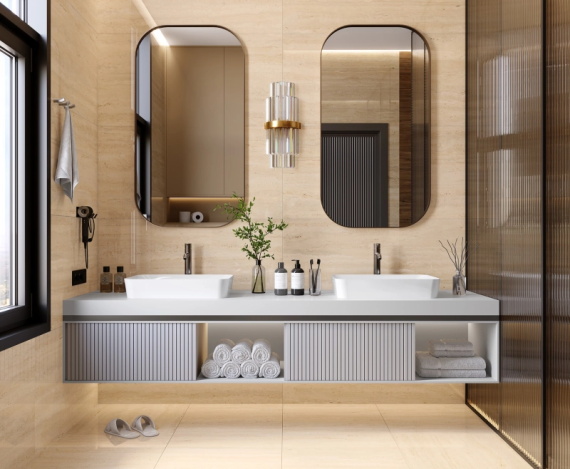 Керамогранит Laparet Этернити Беж бежевый SG50004920R 59,5х119,1 матовый