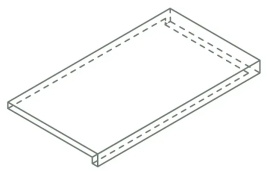 Х2 Фоссил Дезерт Ступ.Угл.Пр 33x120