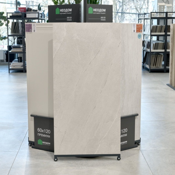 Кераморанит Neodom Kingstone Blanco Matt Str 60x120 N90060