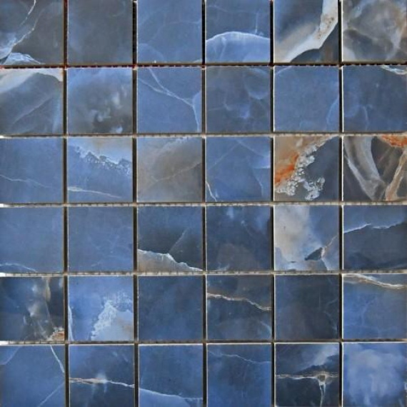 Керамогранит Neodom Mosaico Onix Azul Polished 5x5 30x30 N20356