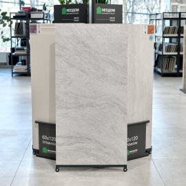 Керамогранит Neodom Alpina White Matt Carving Str 60x120 N20752