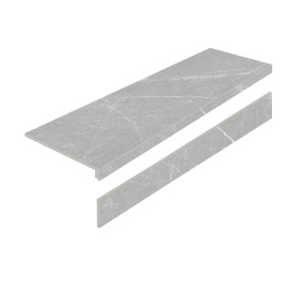 Ступень L керамогранит DAKOTA GRIS 32X120 AS с подступенником УТ-00000693