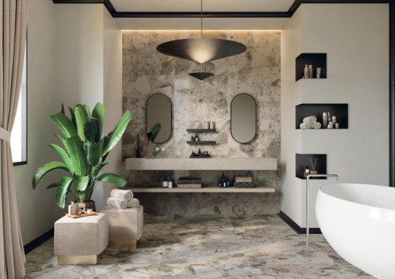 Керамогранит Atlas Concorde Forte Dei Marmi Ceppo Apuano Pearl Матовая 120x120 600010002411