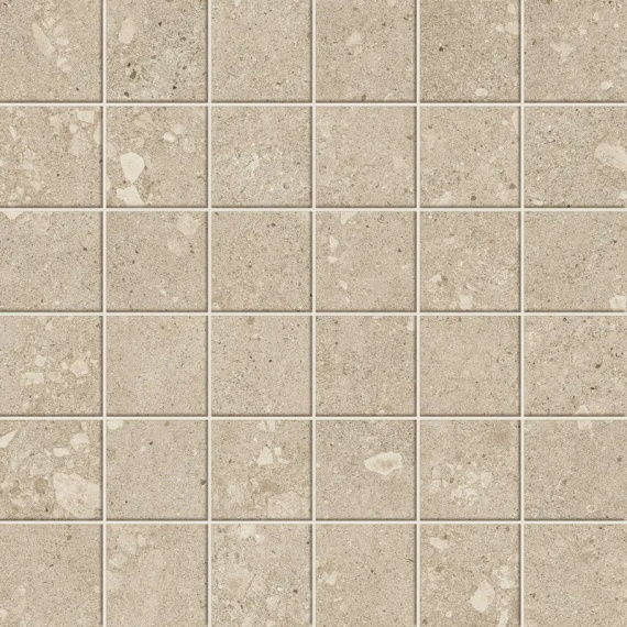 Керамогранит Atlas Concorde Rinascente Fusion Agglomerate Light Mosaic 30x30 610110001497