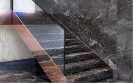 Керамогранит Kutahya Black Calacatta Kristal Rektifie Parlak Nano 55016626RN 60x120