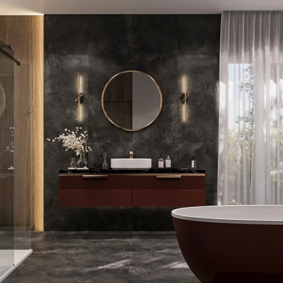 Керамогранит CULTO CONCRETE ANTRACITE 60x120