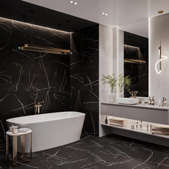 Керамогранит CULTO NERO MARQUINA 60x60