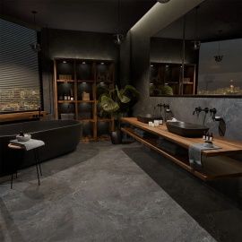 Керамогранит CULTO QUARTZSTONE ANTRACITE 60x60