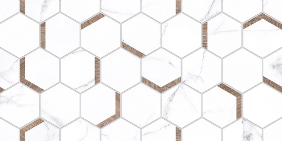 Облицовочная плитка ECTA HEXWOOD матовый 20x40
