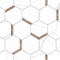 Облицовочная плитка ECTA HEXWOOD матовый 20x40
