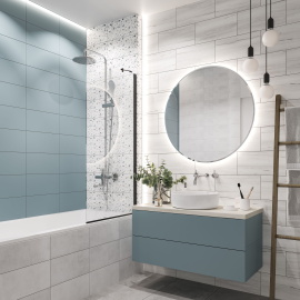 Облицовочная плитка ECTA WHITEWOOD матовый 20x40