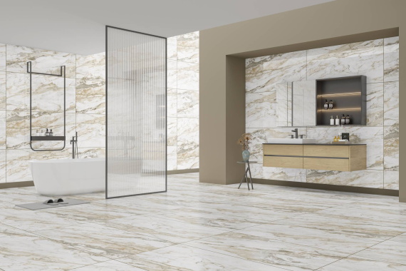Керамогранит Ennface Calacatta Oro (Калакатта Золото) MATT ENMAR7003MT60120 60x120