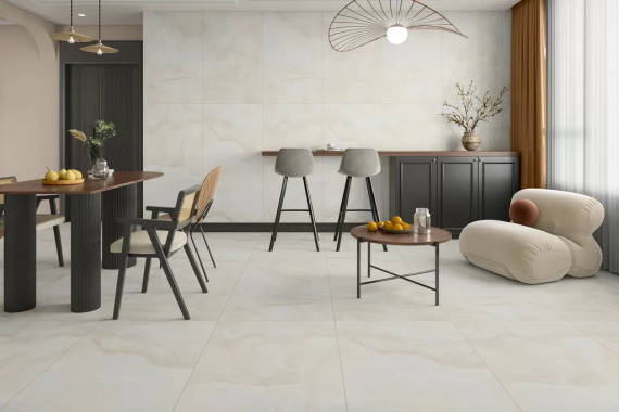 Керамогранит Ennface Onix Cream (Тёплый оникс) MATT ENONX7007MT60120 60x120