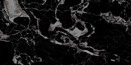 Керамогранит Ennface Portoro Black (Чёрный мрамор) HIGH GLOSSY ENMAR7005HG60120 60x120