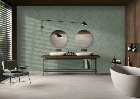 Керамогранит Ennface Camelot Sand (Песочный Камелот) GLOSSY ENCLR6044GL722 7.5x22.5