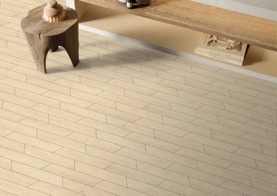 Керамогранит Ennface Norway Ivory (Слоновая кость Норвегии) Matt + Relief ENWD6027SR845 8x45