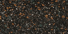 Керамогранит Ennface Terrazzo Black (Чёрный терраццо) MATT ENIND3214MT80160 80x160