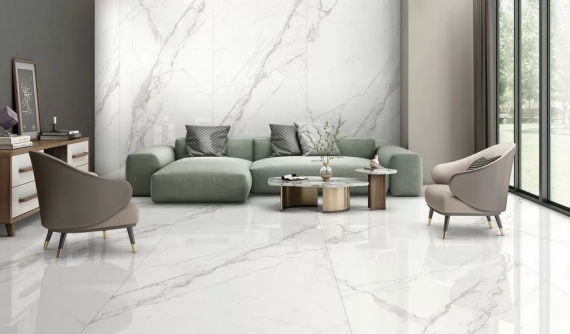 Керамогранит Ennface Carrara Bianco (Белая Каррара) Full Lappato ENMAR7001FL120280 120x278
