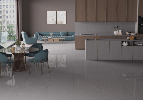 Керамогранит Ennface Granite Grey (Серый гранит) GLOSSY ENFBD3004GL80300 80x300