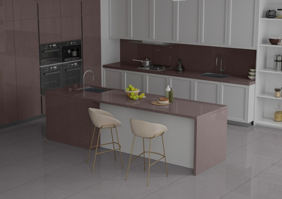 Керамогранит Ennface Colorblend Grey (Серый микс) MATT ENMON3009MT80300 80x300