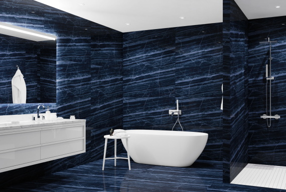 Керамогранит Staro Palacio Hazel Cobalto High Gloss 60x120 С0004280
