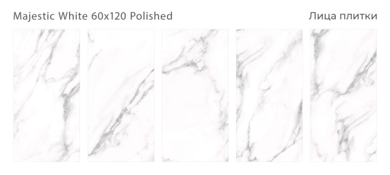 Керамогранит Staro Palacio Majestic White Polished 60x120 С0003696