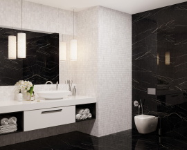 Керамогранит Staro Conical Black High Gloss 60x60 С0003693