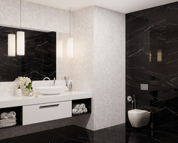 Керамогранит Staro Conical Black High Gloss 60x60 С0003693
