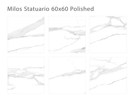 Керамогранит Staro Milos Statuario Polished 60x60 С0003341