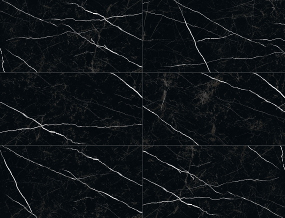 Керамогранит Staro С0004540 Palacio Nero Marquina 60x120 High Gloss