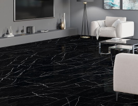 Керамогранит Staro С0004540 Palacio Nero Marquina 60x120 High Gloss