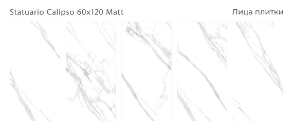 Керамогранит Staro Statuario Calipso 60x120 Matt С0004558