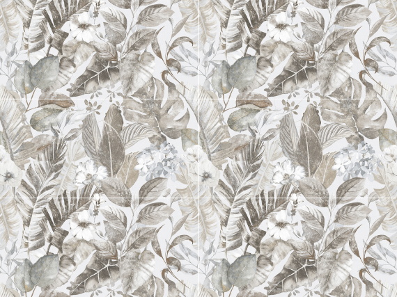 Керамогранит Staro Slim Elite Flower Decor 60x120 Matt 2 шт в комплекте С0005508