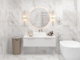 Керамогранит Staro Palacio Nestle Bianco 60x120 Polished С0005651
