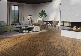 Керамогранит Staro Sherwood Pekan 20x120 Carving С0005659