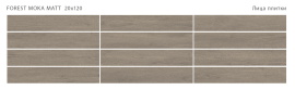 Керамогранит Staro Forest Moka 20x120 Matt С0005662