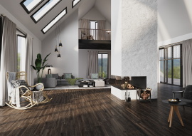 Керамогранит Staro Bosco Mahogany 20x120 Carving С0005668