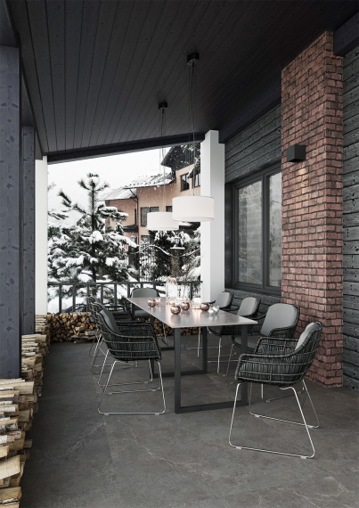 Керамогранит Staro Limestone Nero 60x120 Antislip С0006170