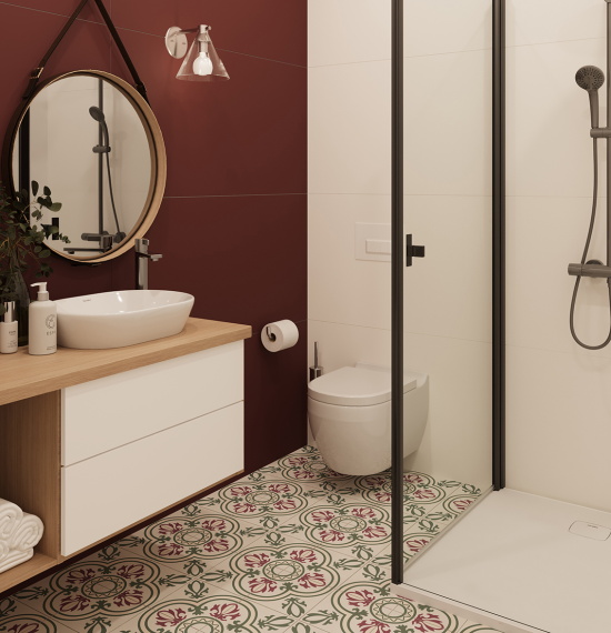 Керамогранит Staro Slim Monocolors Elite Red Wine 60x120 5мм Matt УТ-00000277