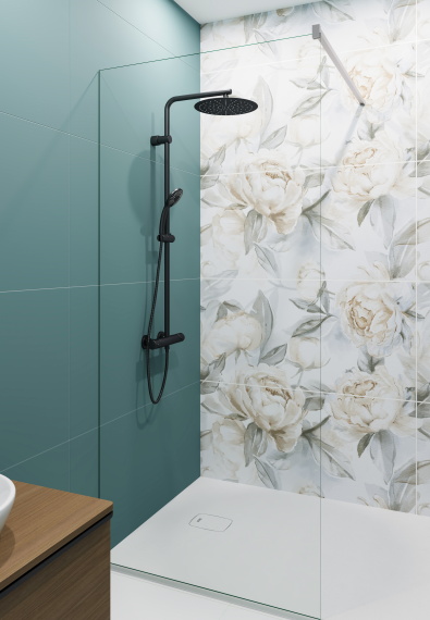 Керамогранит Staro SlimПлитка Elite Peonies Decor A+B 60x120 Matt 2 шт в комплекте УТ-00000146