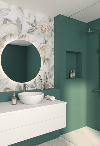 Керамогранит Staro SlimПлитка Elite Peonies Decor A+B 60x120 Matt 2 шт в комплекте УТ-00000146