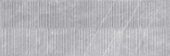 Плитка Eurotile Андора грэй 348 рельеф вертикальный 32,5x100