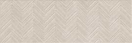 Плитка Eurotile Ройс беж 236 рельеф ёлочка 32,5x100
