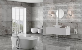 Плитка Eurotile ECLIPSE LIGHT GRAY 624 29,5x89,5